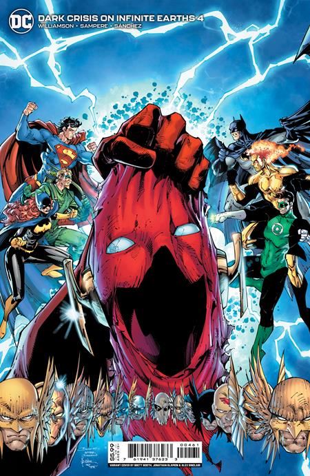 Dark Crisis On Infinite Earths #4 (of 7) Cvr C Brett Booth & Jonathan Glapion Zero Hour Homage Card Stock Var DC Comics Comic Book
