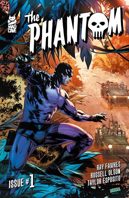 Phantom #1 Cvr B Caanan White Sequential Battle Scene Var Mad Cave Studios Comic Book