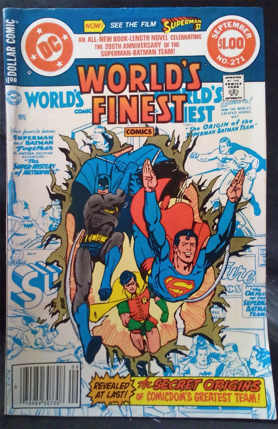 World's Finest Comics #271 1981 DC Comics Comic Book