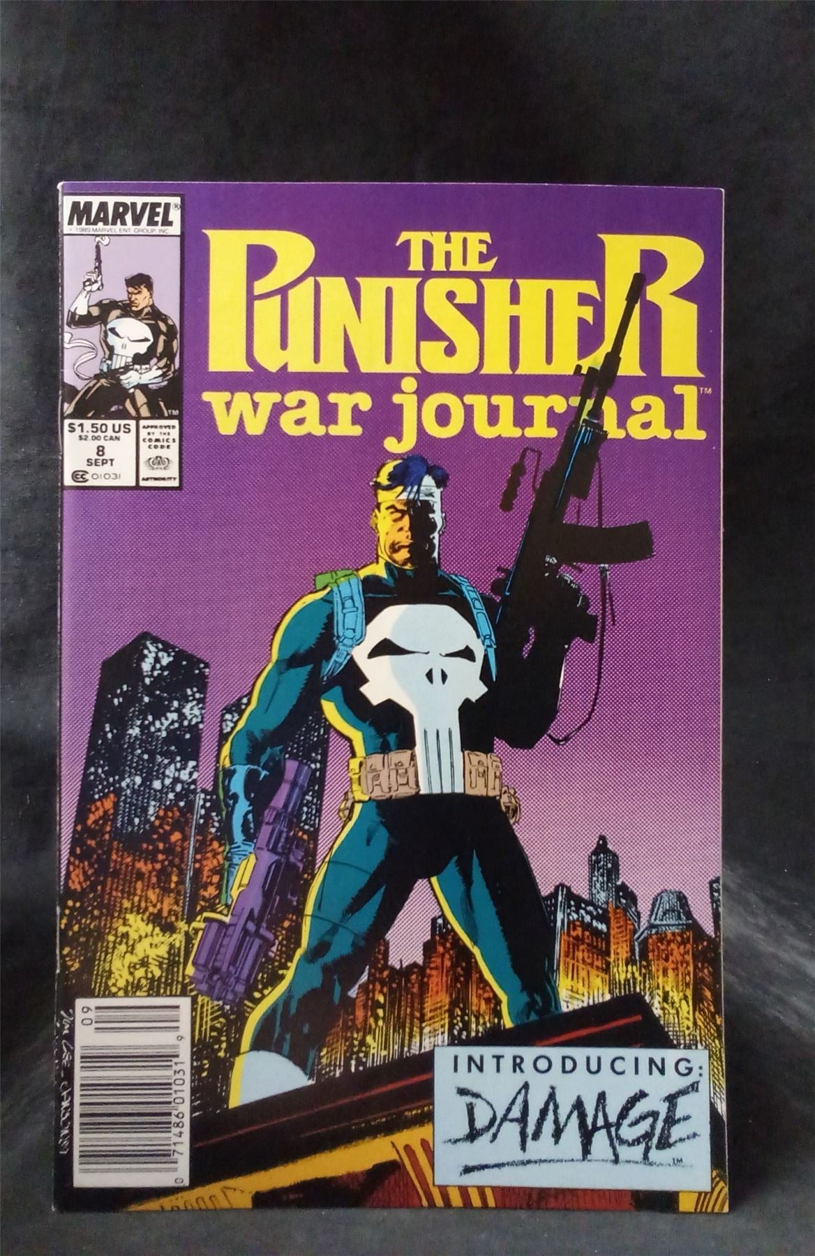The Punisher War Journal #8 1989 Marvel Comics Comic Book