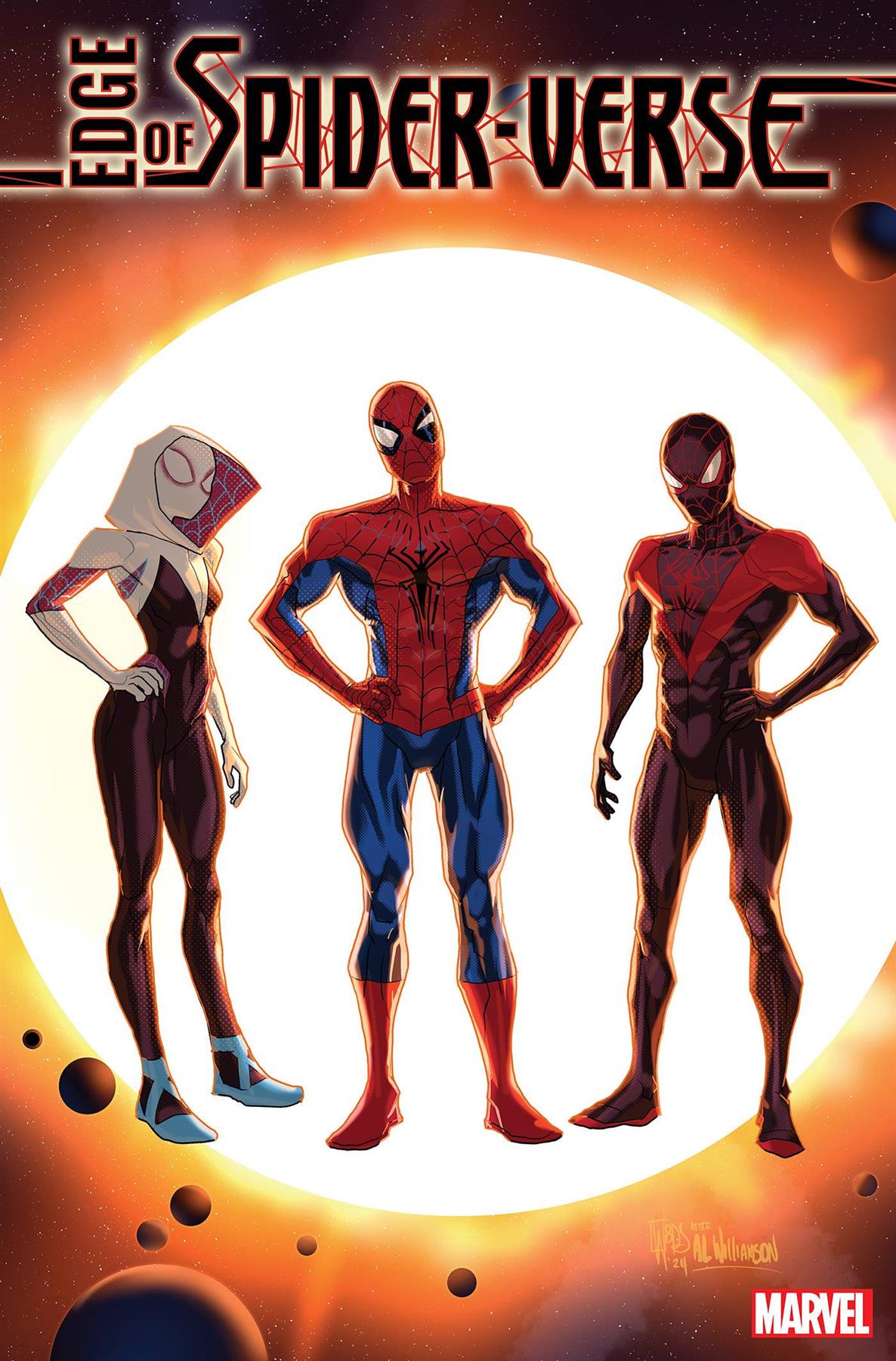 Edge Of Spider-verse #3 Pete Woods Homage Var (Pete Woods Homage Var) Marvel Prh Comic Book 2024