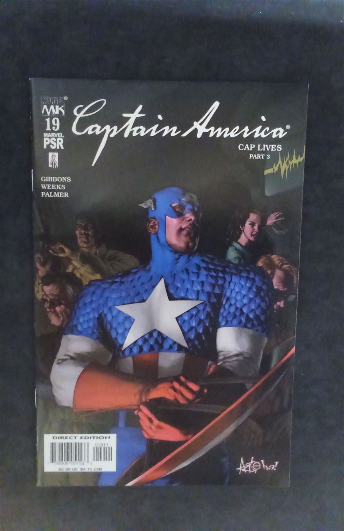 Captain America #19 2003 marvel-knights Comic Book