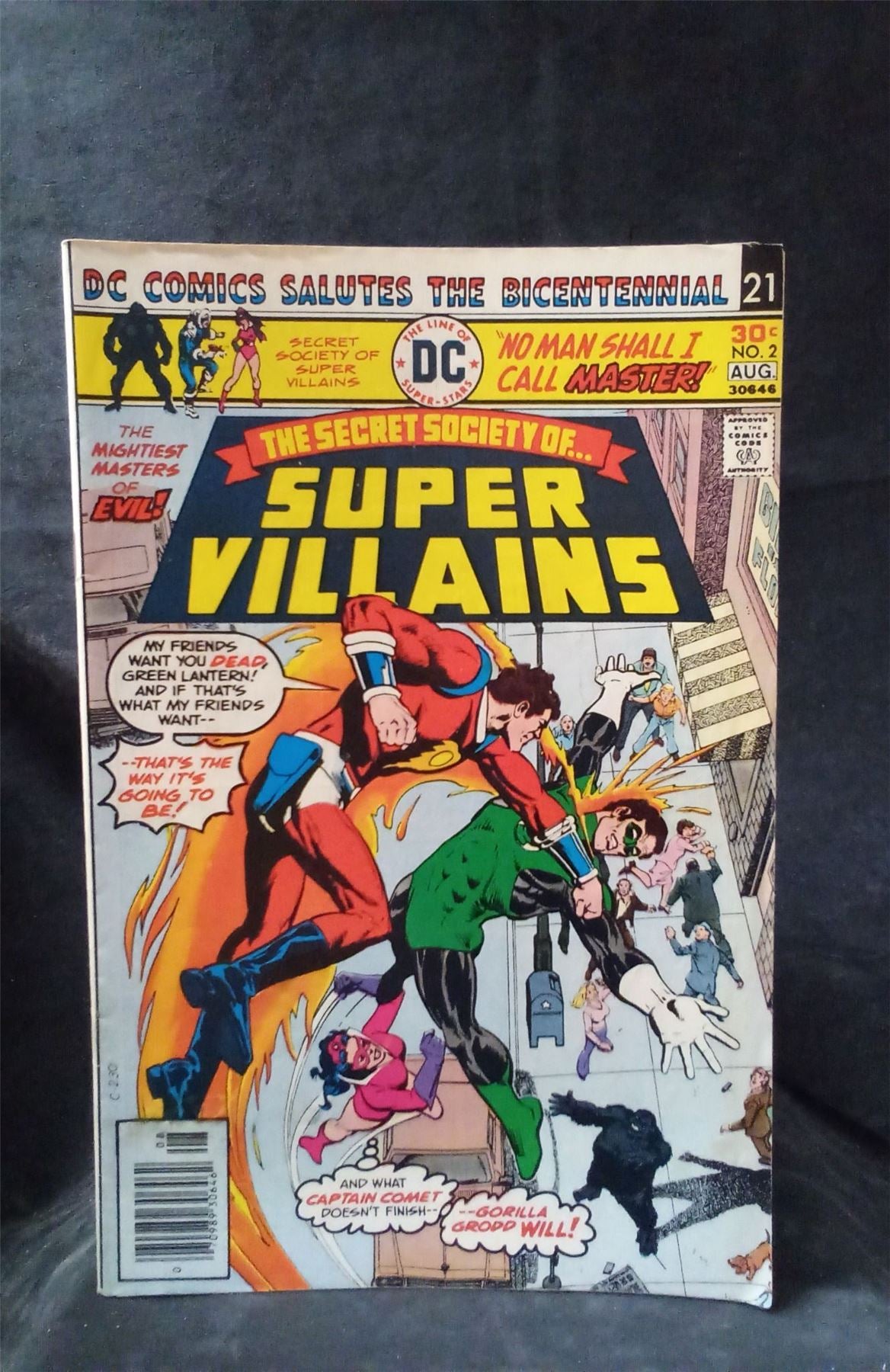 Secret Society of Super-Villains #2 1976 DC Comics Comic Book