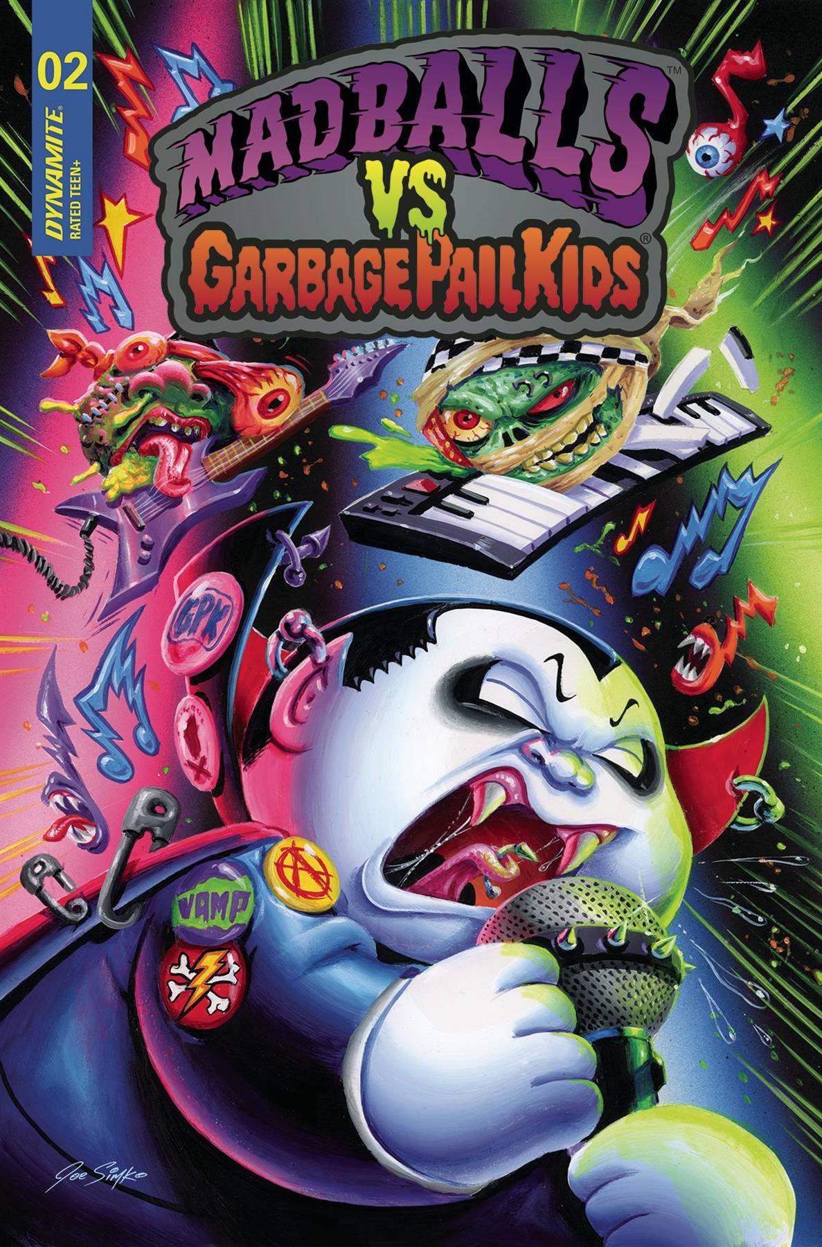 Madballs Vs Garbage Pail Kids #2 Cvr A Simko Dynamite Comic Book