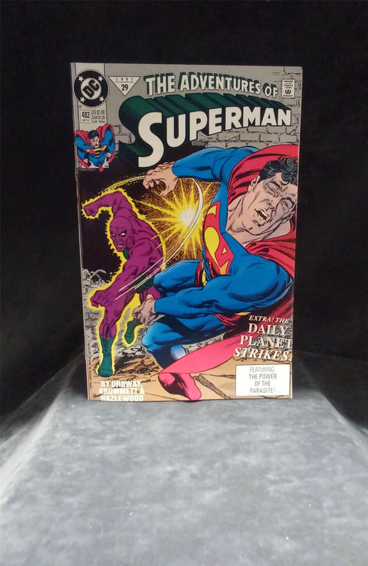 Adventures of Superman #482 1991 DC Comics Comic Book