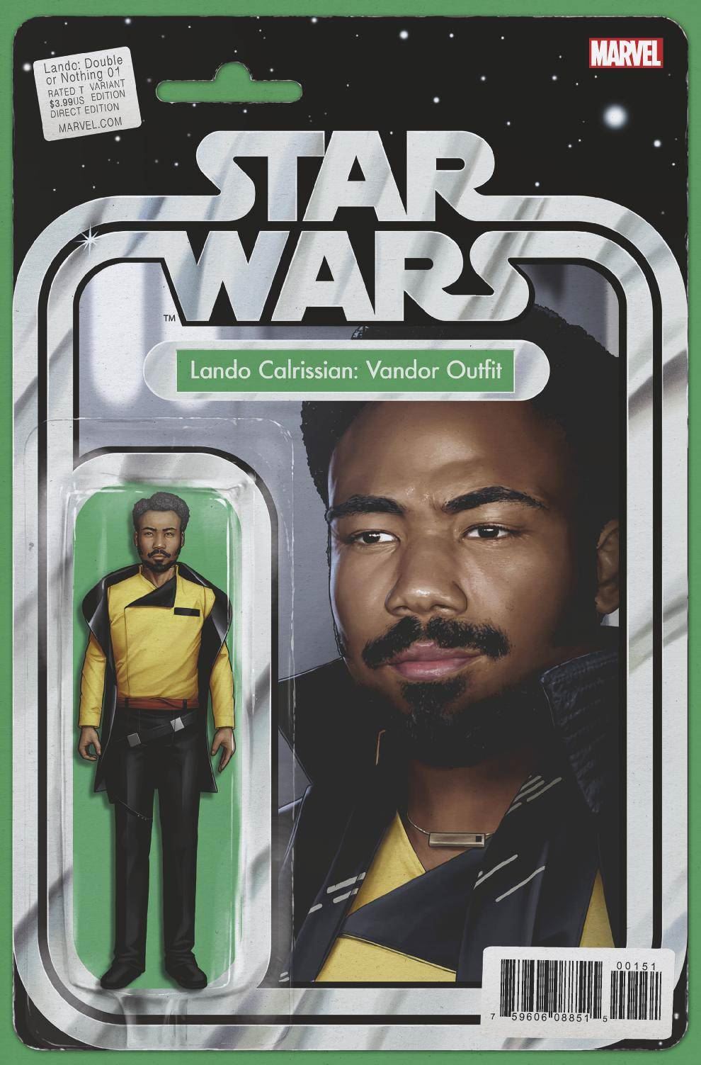 Star Wars Lando Double Or Nothing #1 (Christopher Action Figure Var) Marvel Comics Comic Book