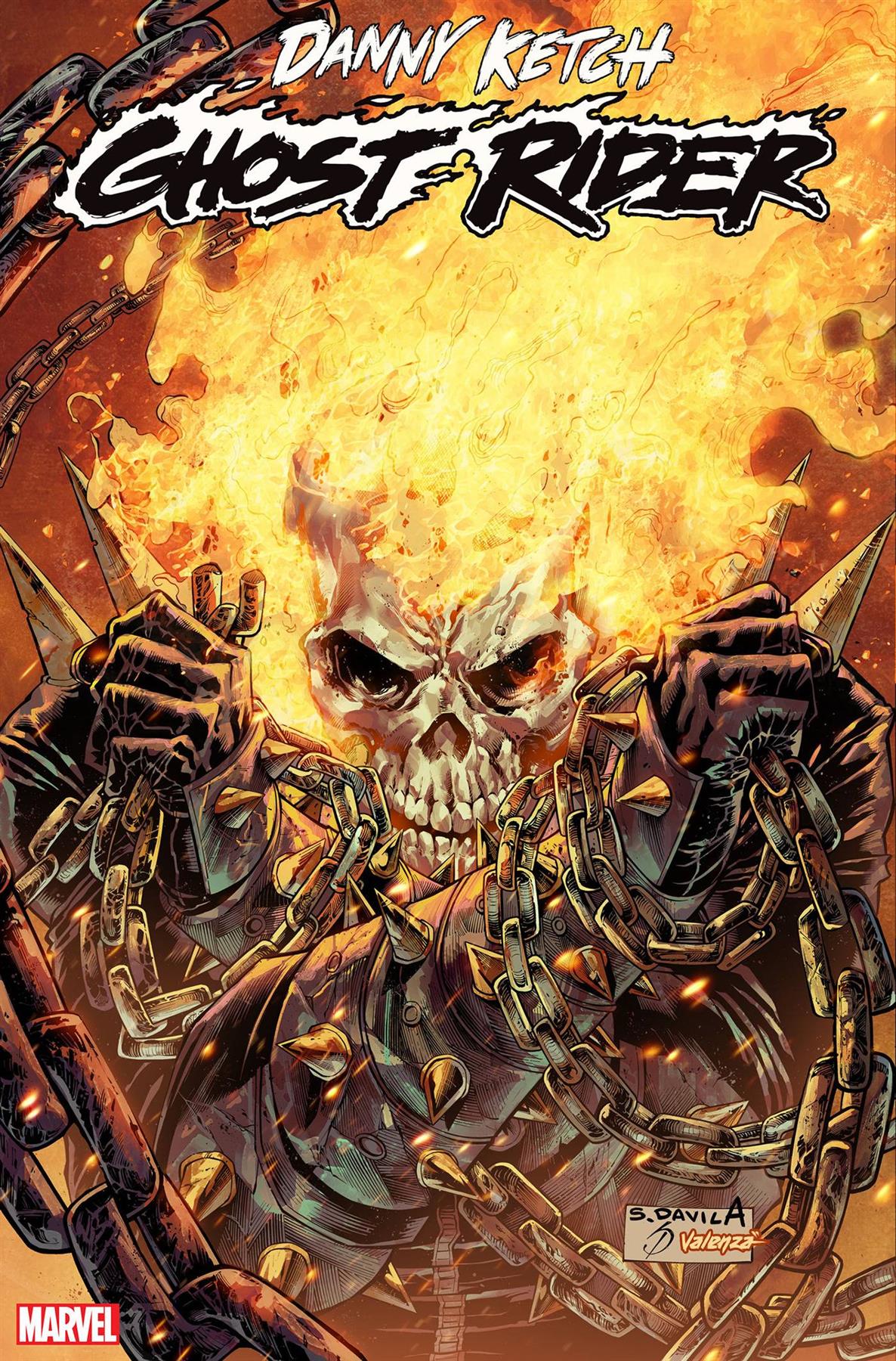 Danny Ketch Ghost Rider #3 (Sergio Davila Var) Marvel Prh Comic Book 2023