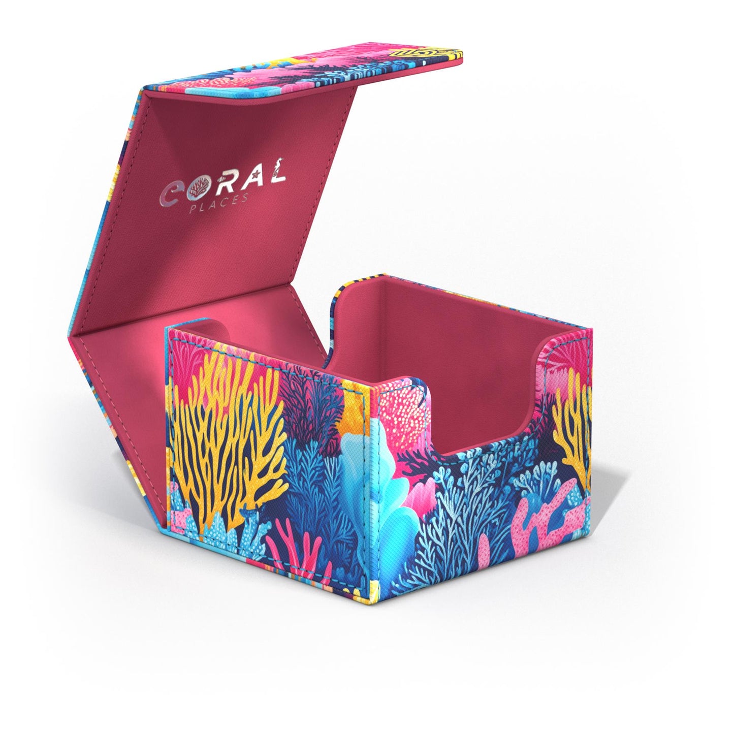 Deck Case Sidewinder 133+ Standard Coral Places Coral Garden (2025 Exclusive) By Ultimate Guard
