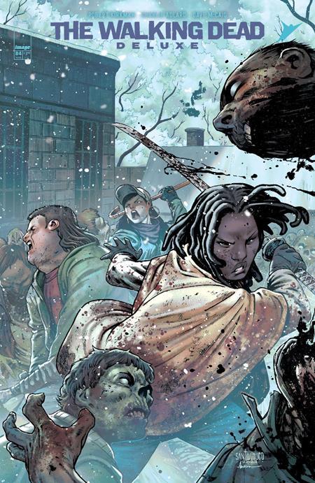 Walking Dead Deluxe #84 Cvr C Mateus Santolouco Var (mr) Image Comics Comic Book