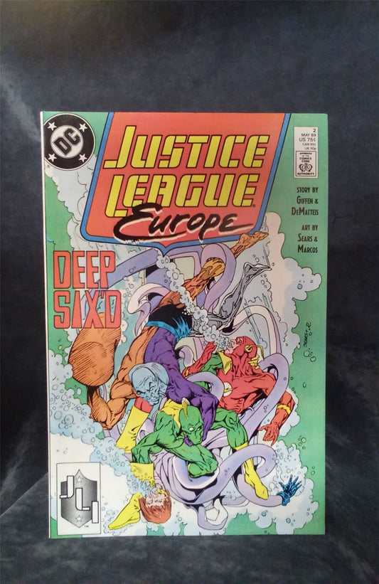 Justice League Europe #2 1989 DC Comics Comic Book
