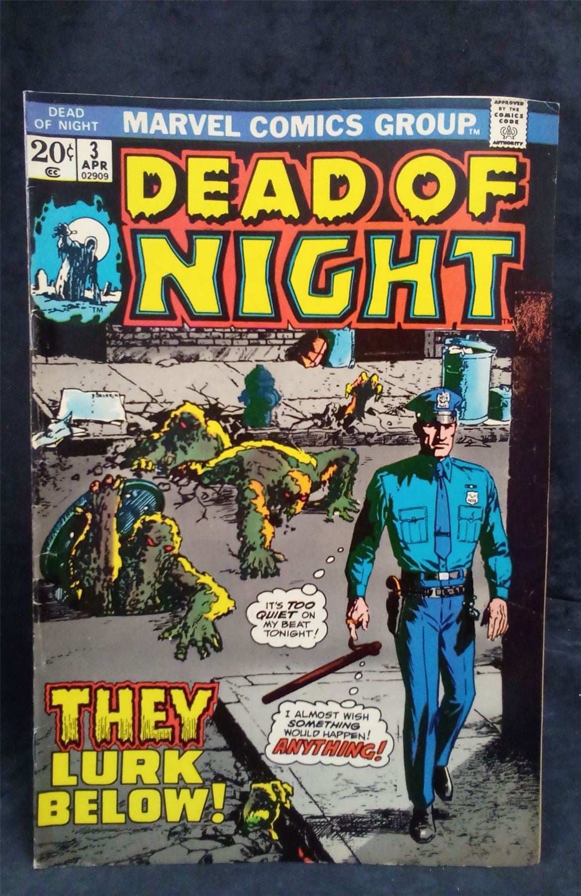 Dead of Night #3 1974 Marvel Comics Comic Book