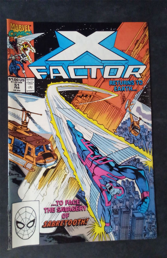 X-Factor #51 1990 marvel Comic Book