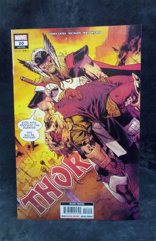 Thor #20 Second Print Cover 2022 Marvel Comics Comic Book