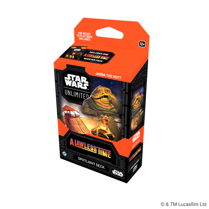 Star Wars Unlimited TCG A Lawless Time Spotlight Deck Jabba the Hutt By Fantasy Flight Games