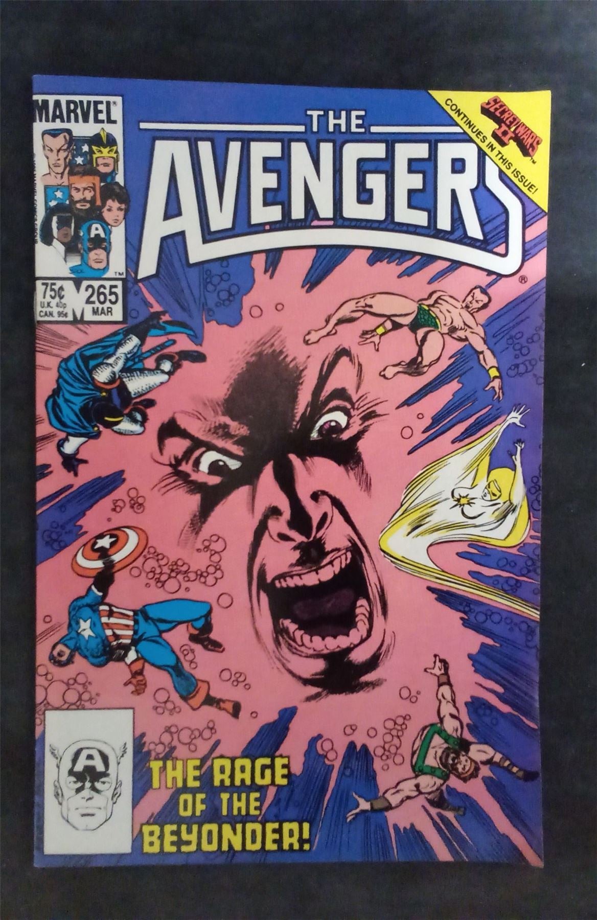 The Avengers #265 1986 marvel Comic Book