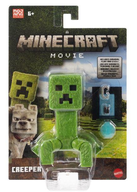 A Minecraft Movie Creeper Action Figure by Mattel