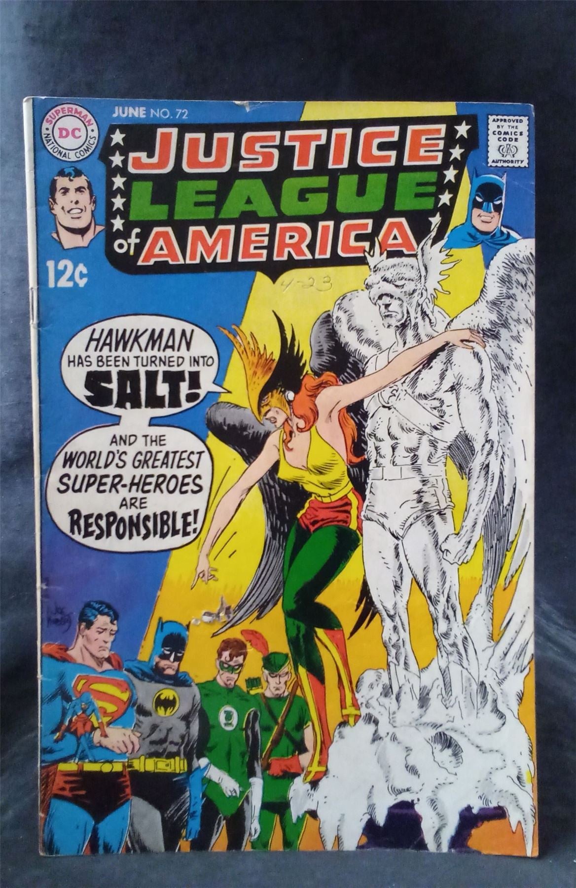 Justice League of America #72 1969 DC Comics Comic Book