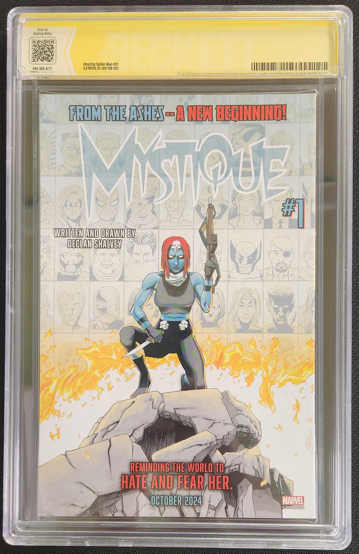 Amazing Spider-Man #57 Marvel 2024 CBCS Signature Series 9.8  Chris Campana Graded Comic Book