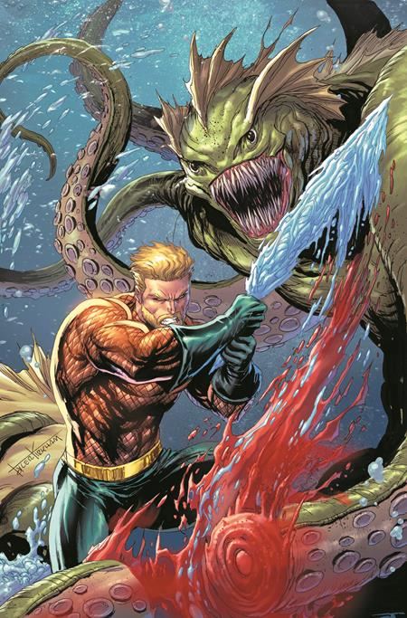 AQUAMAN #4 CVR D TYLER KIRKHAM CARD STOCK VAR  DC Comics Comic Book 2025