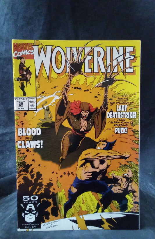 Wolverine #35 1991 Marvel Comics Comic Book