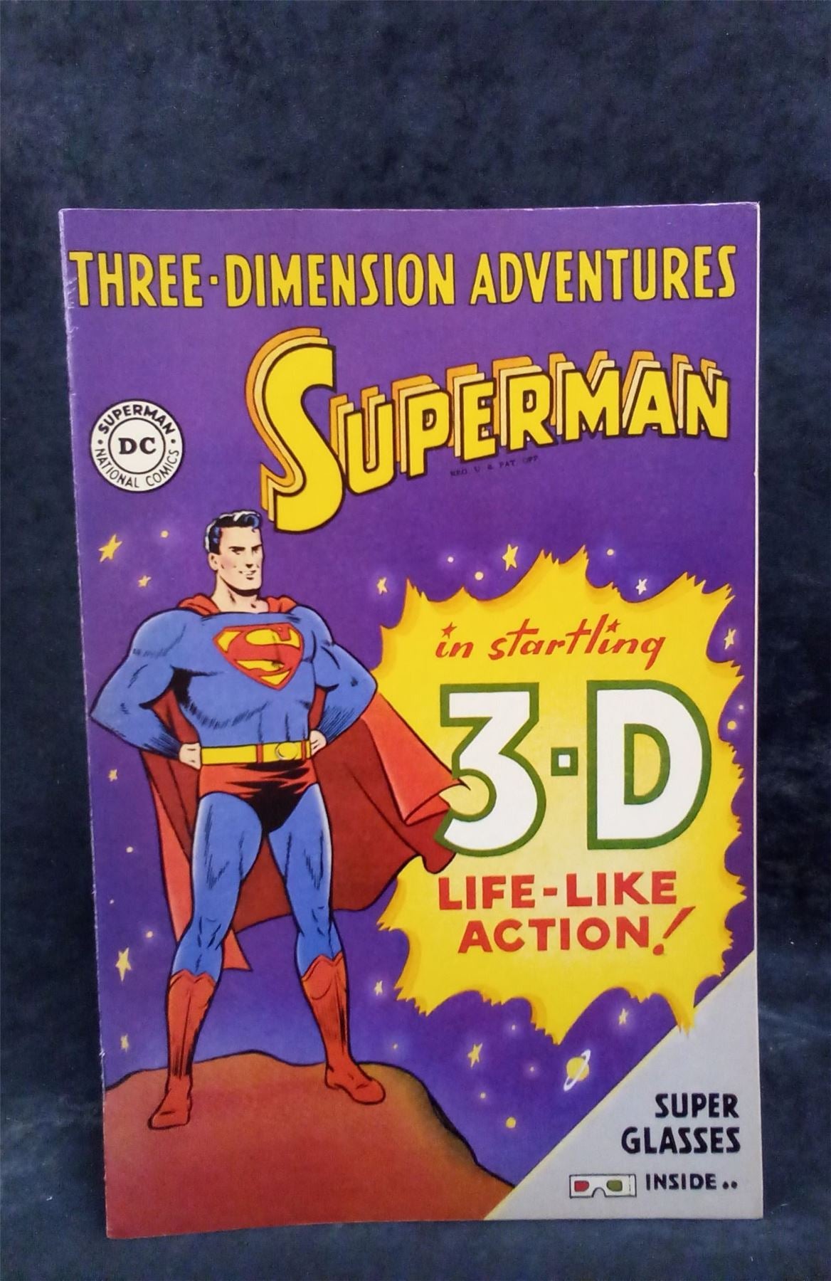 Three-Dimension Adventures Superman 1997 Reprint DC Comics Comic Book