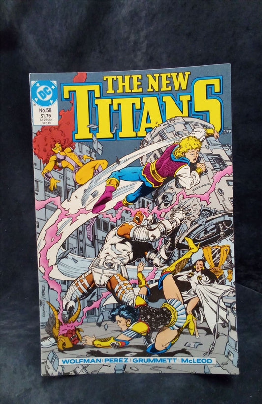 The New Titans #58 1989 DC Comics Comic Book