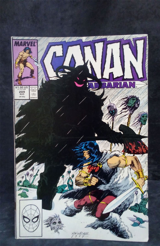 Conan the Barbarian #209 Direct Edition 1988 Marvel Comics Comic Book