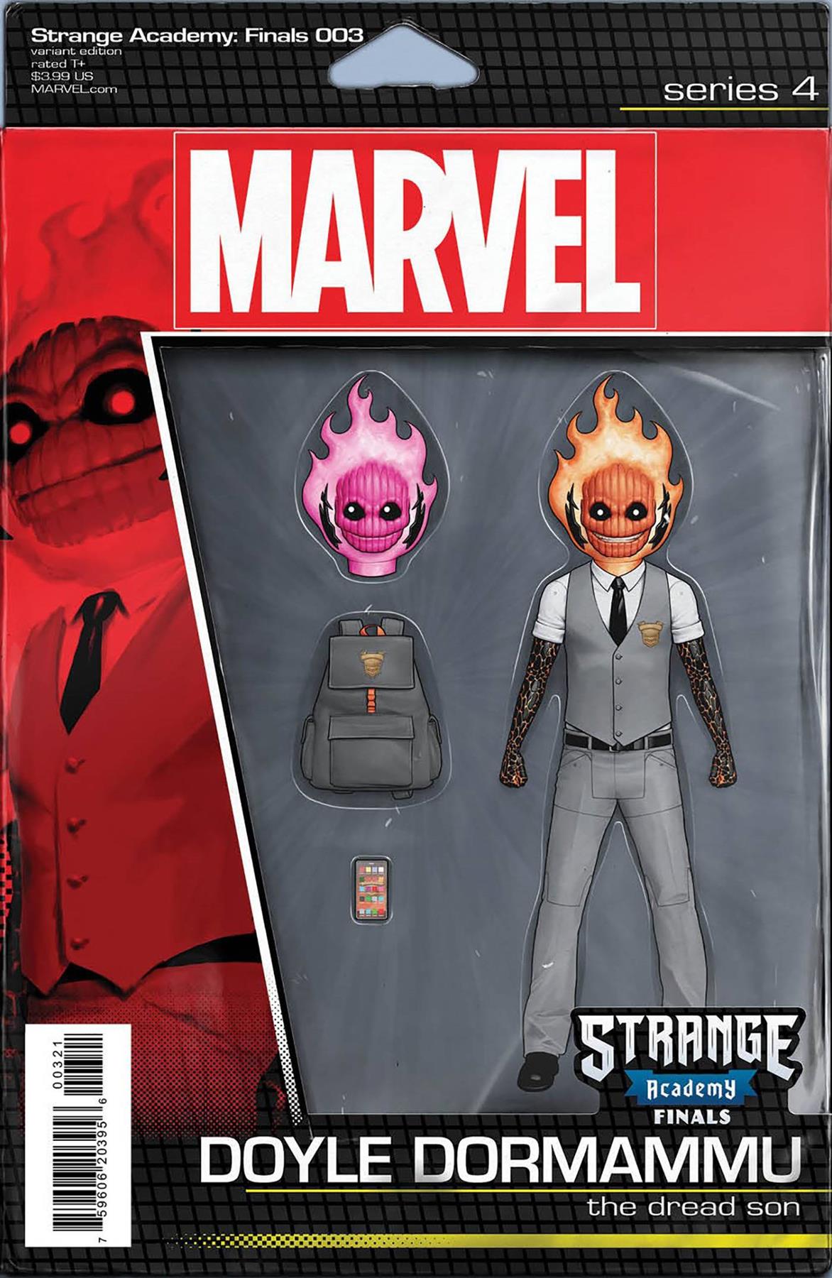 Strange Academy Finals #3 Christopher Action Figure Var Marvel Prh Comic Book