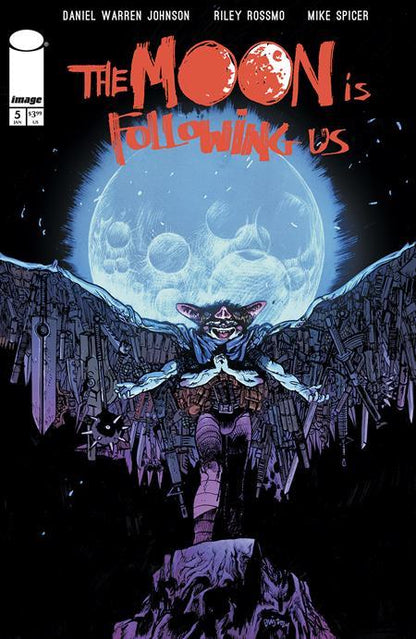The Moon Is Following Us #5 (Of 10) Cvr B Daniel Warren Johnson & Mike Spicer Var  Image Comics Comic Book 2025