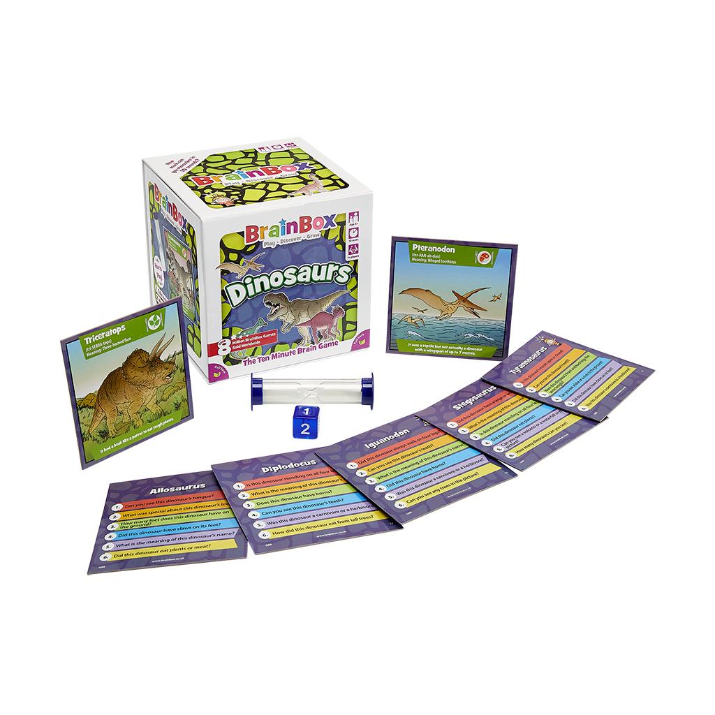 BrainBox Dinosaurs Board Game by Green Boardgames