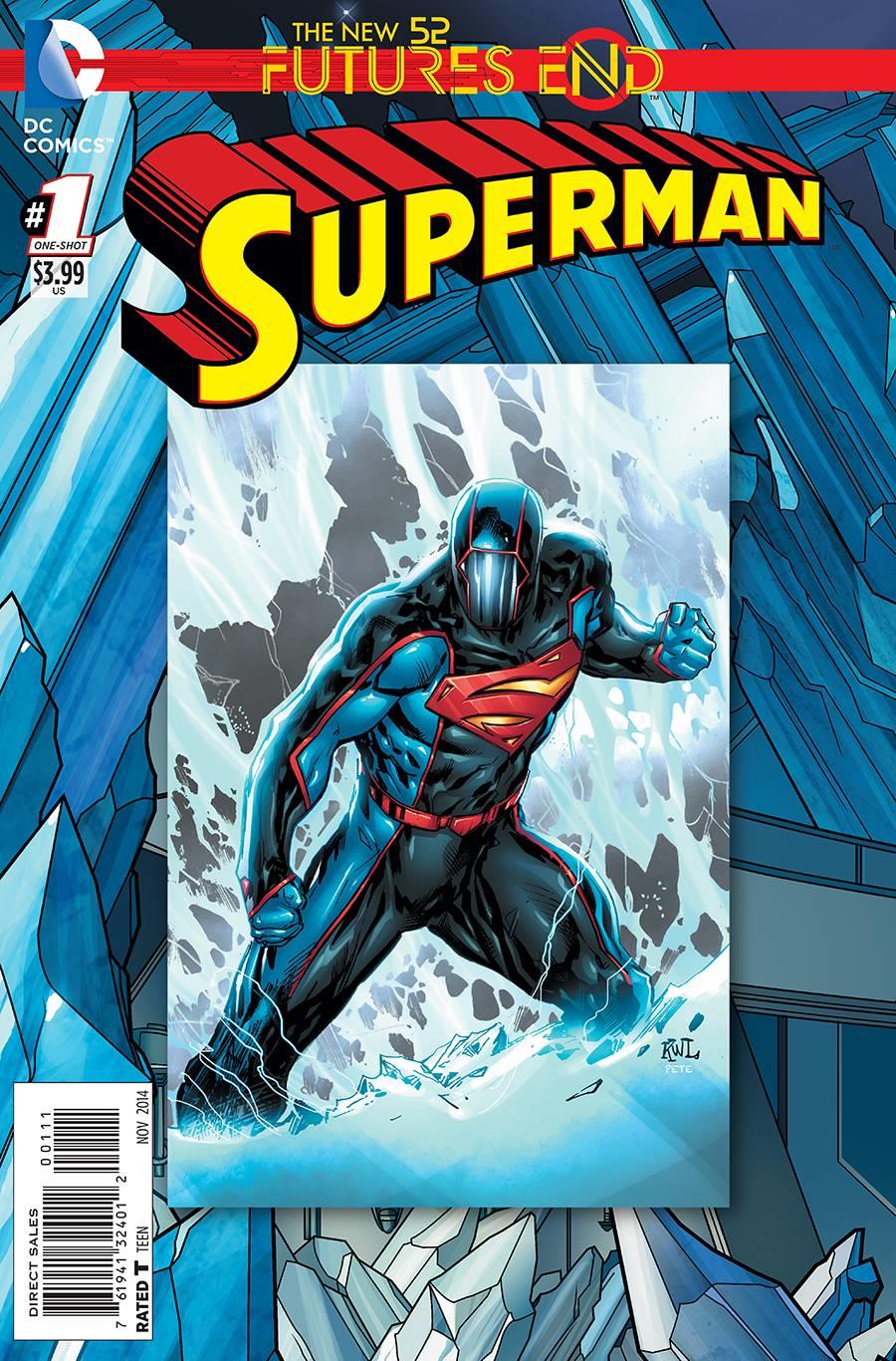 Superman Futures End #1 3D DC Comics Comic Book