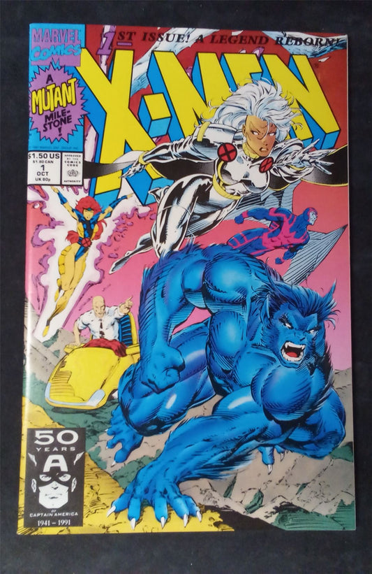 X-Men #1 Storm and Beast Cover 1991 marvel Comic Book