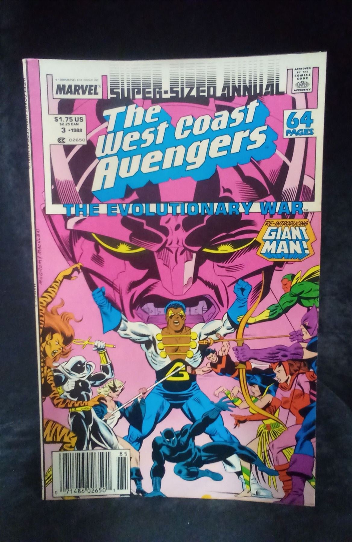 West Coast Avengers Annual #3 Newsstand Edition 1988 Marvel Comics Comic Book
