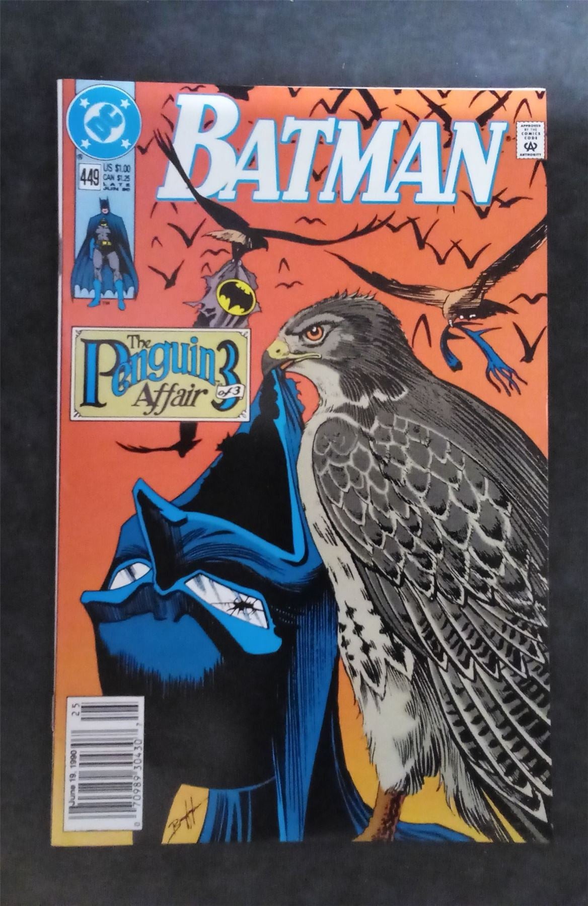 Batman #449 1990 dc-comics Comic Book dc-comics Comic Book