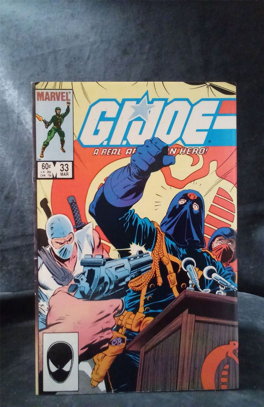 G.I. Joe: A Real American Hero #33 Direct Edition 1985 Marvel Comics Comic Book