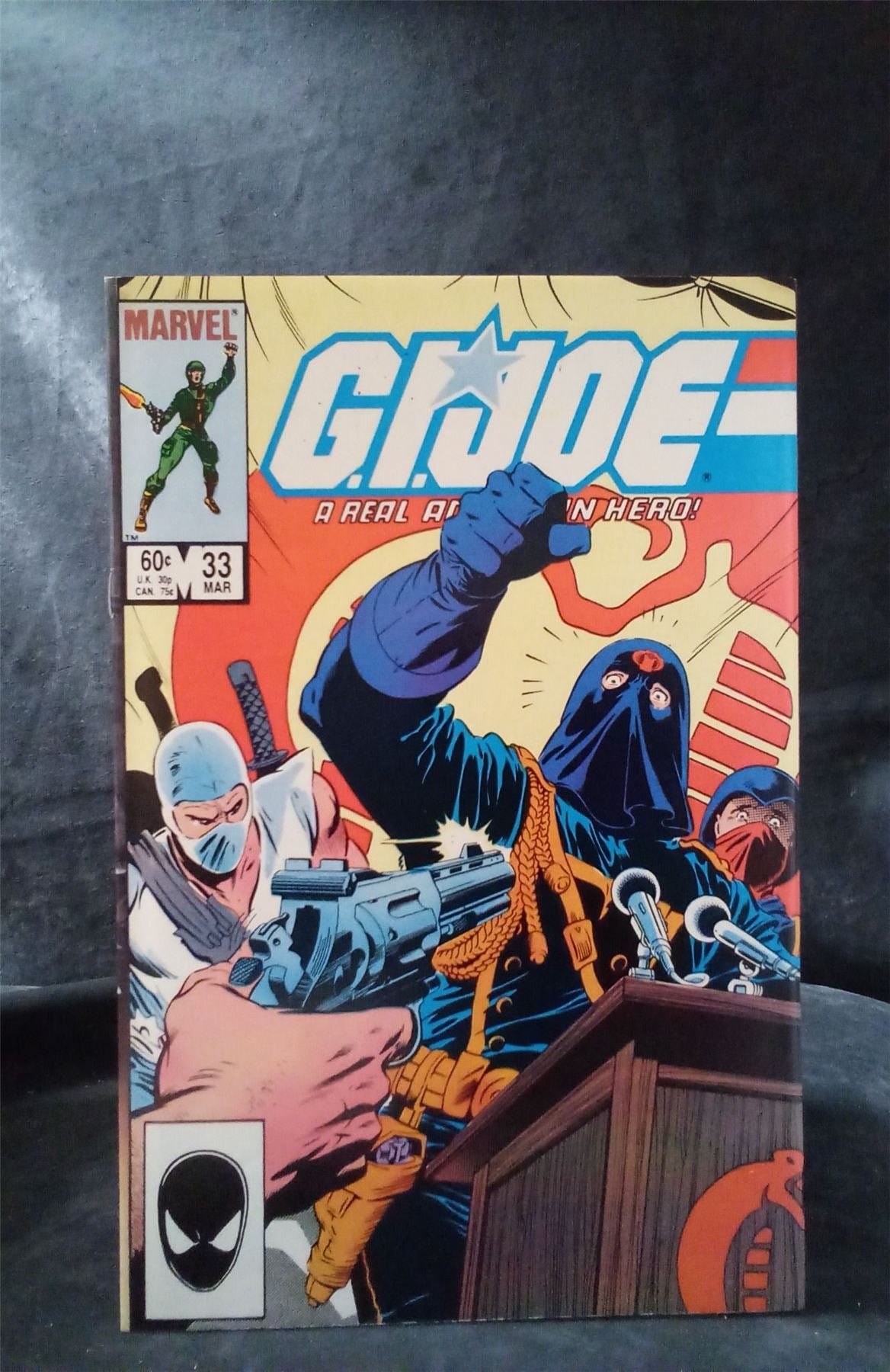 G.I. Joe: A Real American Hero #33 Direct Edition 1985 Marvel Comics Comic Book