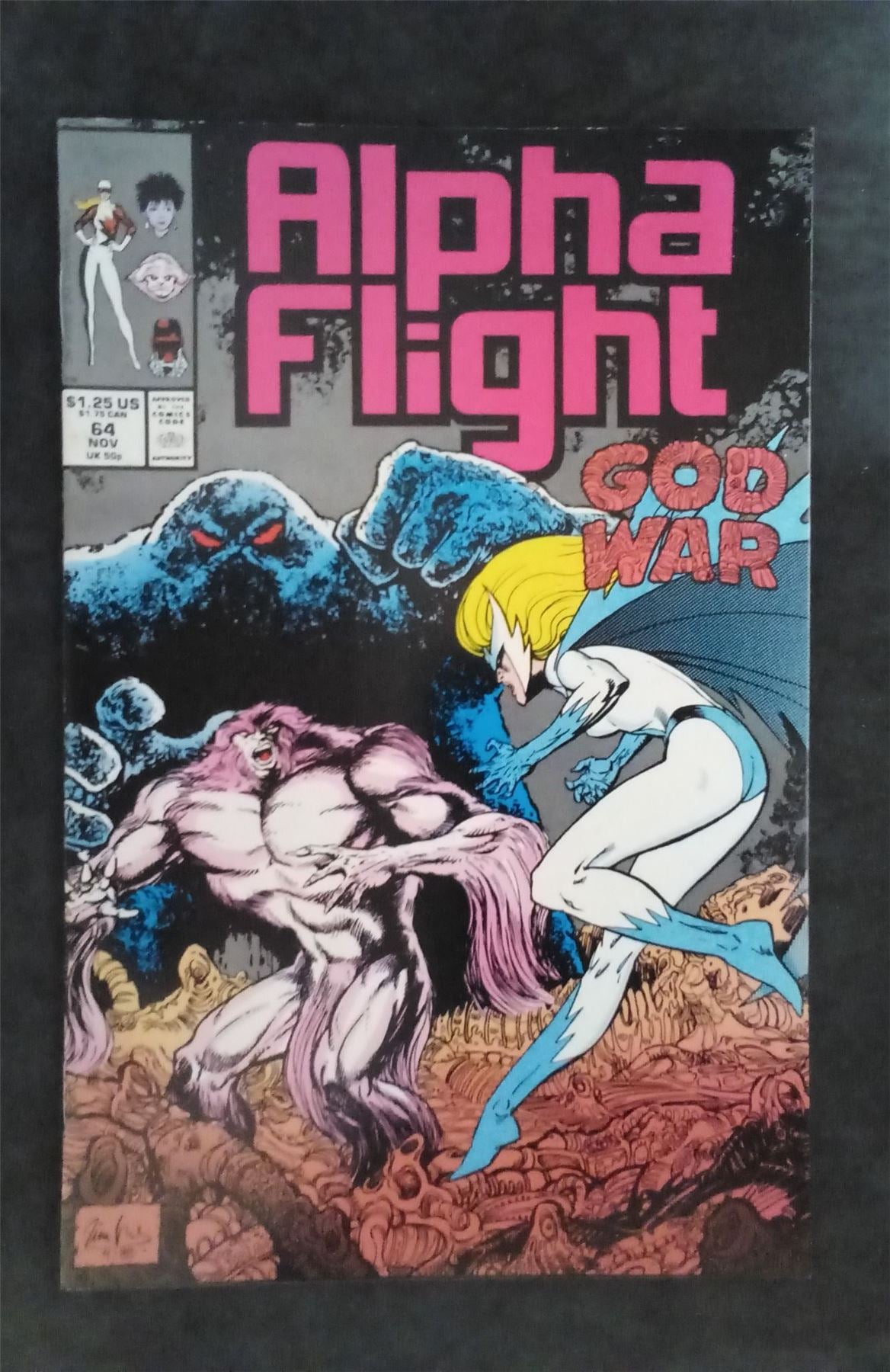 Alpha Flight #64 1988 marvel Comic Book