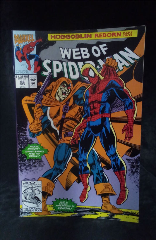 Web of Spider-Man #94 1992 Marvel Comics Comic Book