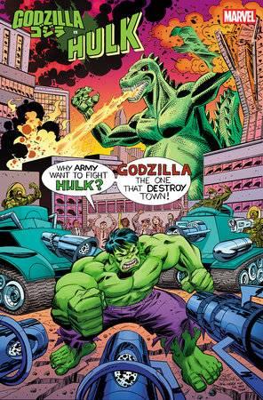 Godzilla vs Hulk #1 Scott Koblish Classic Var Marvel Prh Comic Book