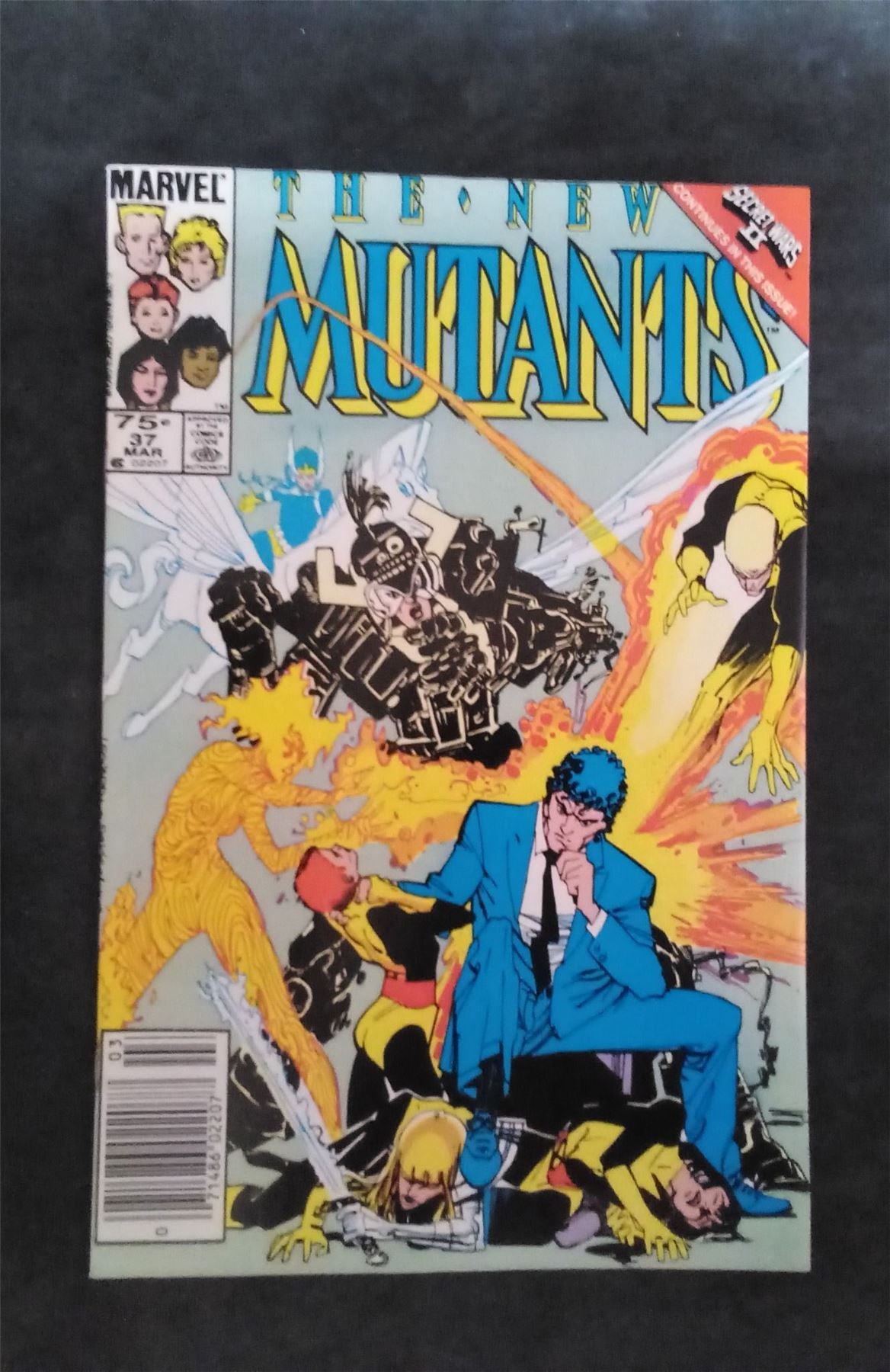 The New Mutants #37 1986 marvel Comic Book