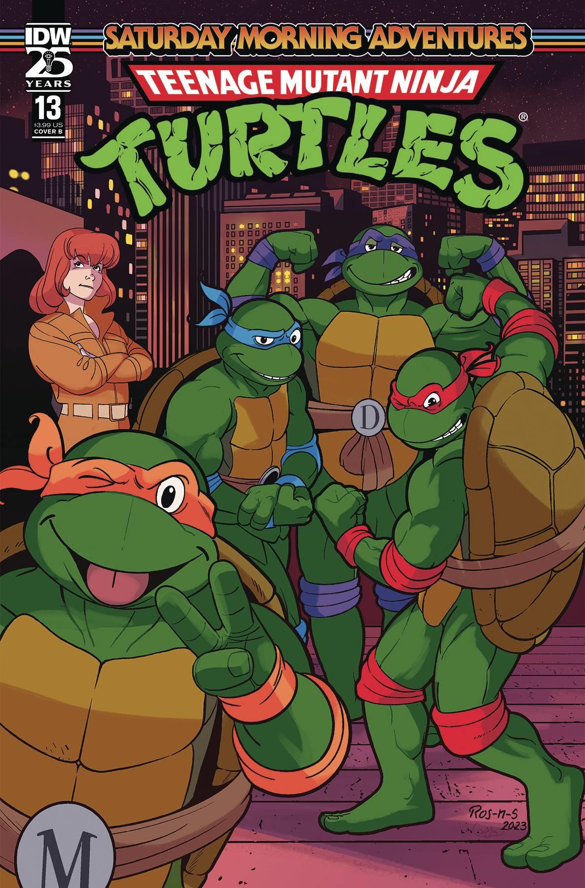 Tmnt Saturday Morning Adv 2023 #13 Cvr B Rosanas (Cvr B Rosanas) Idw-prh Comic Book 2024
