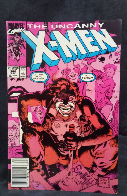 The Uncanny X Men #260 1990 Marvel Comics Comic Book