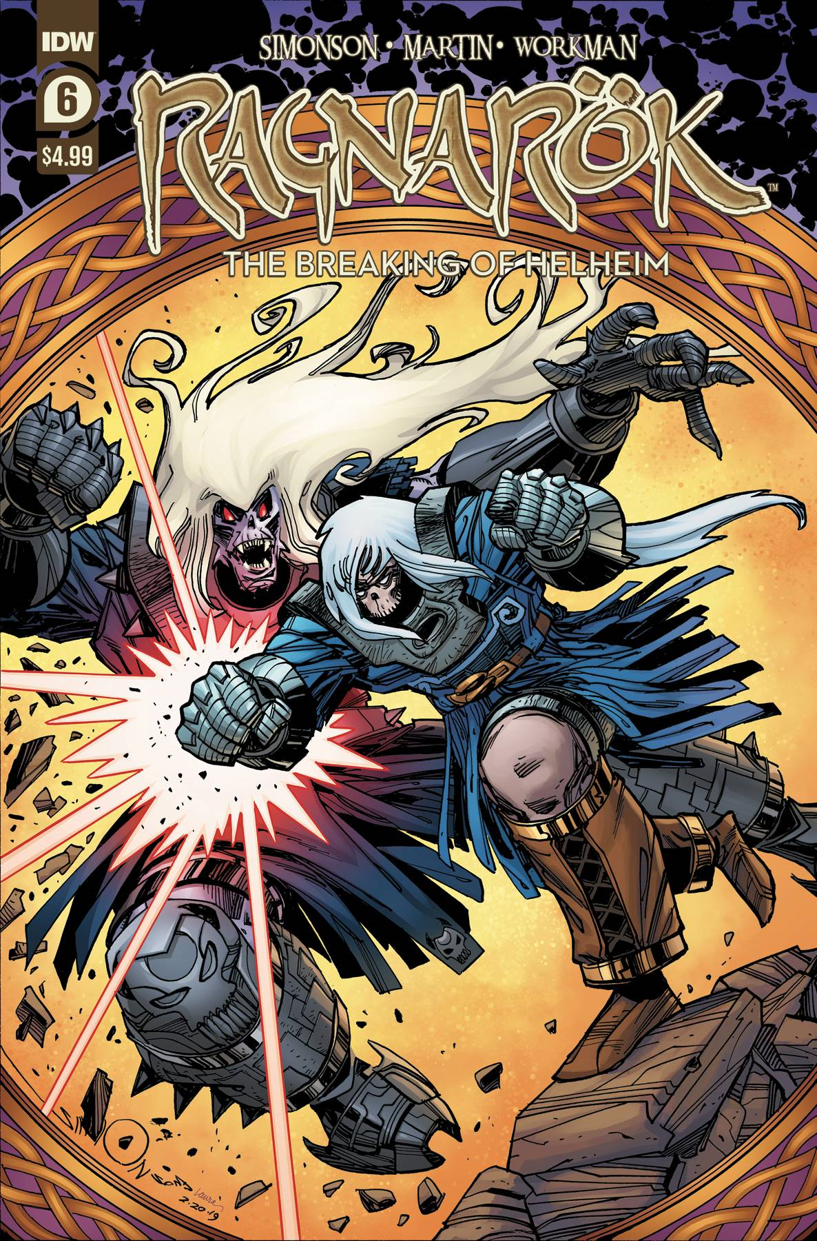 Ragnarok Breaking Of Helheim #6 (Cvr A Simonson) Idw Publishing Comic Book 2020