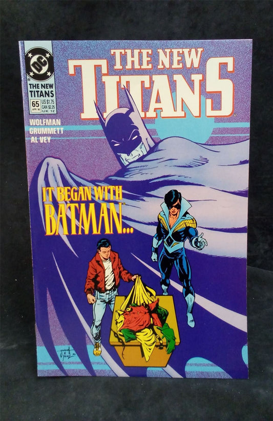The New Titans #65 1990 DC Comics Comic Book