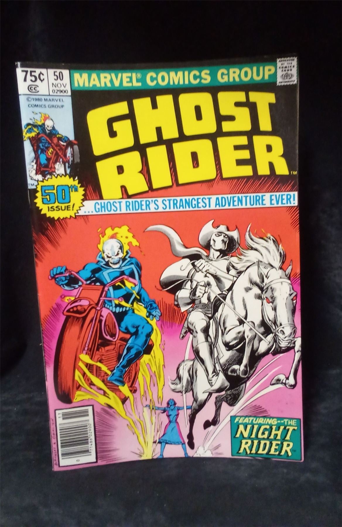 Ghost Rider #50 Newsstand Edition 1980 Marvel Comics Comic Book