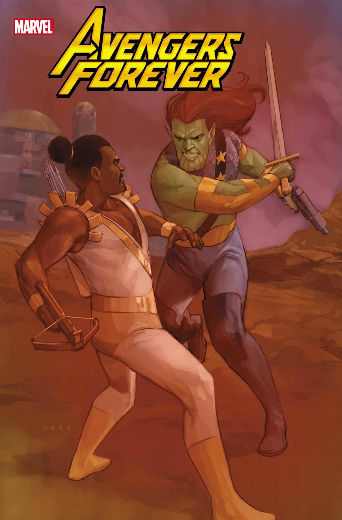 Avengers Forever #6 Noto Skrull Var (Noto Skrull Var) Marvel Prh Comic Book 2022