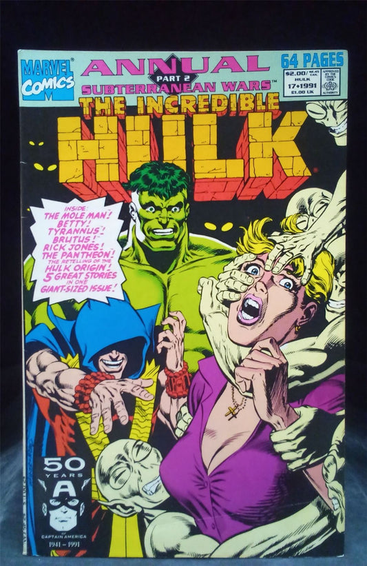 The Incredible Hulk Annual #17 1991 Marvel Comics Comic Book