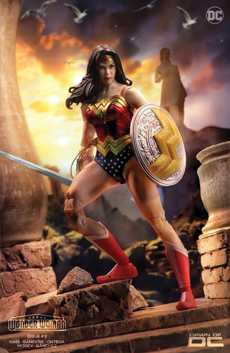 Wonder Woman #3 Cvr E Wonder Woman Mcfarlane Toys Action Figure Card Stock Var DC Comics Comic Book