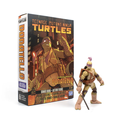 Tmnt Donatello V2 Idw Comic Book & Bst Axn 5in Action Figure