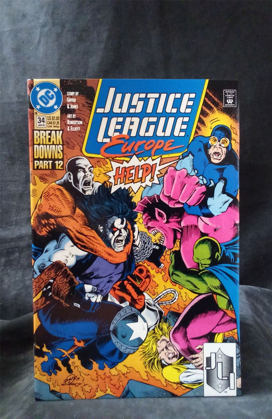 Justice League Europe #34 1992 DC Comics Comic Book